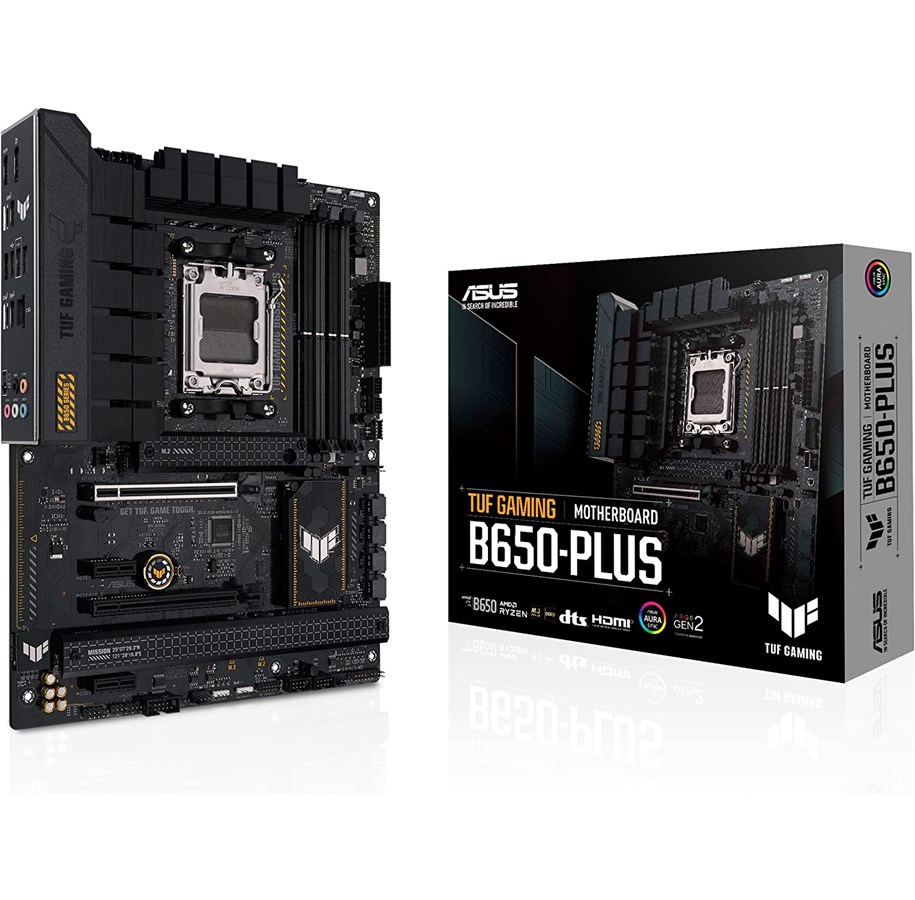 Bundkort - ASUS TUF GAMING B650-PLUS Bundkort - AMD B650 - AMD AM5 - DDR5 RAM - ATX - 90MB1BY0-M0EAY0