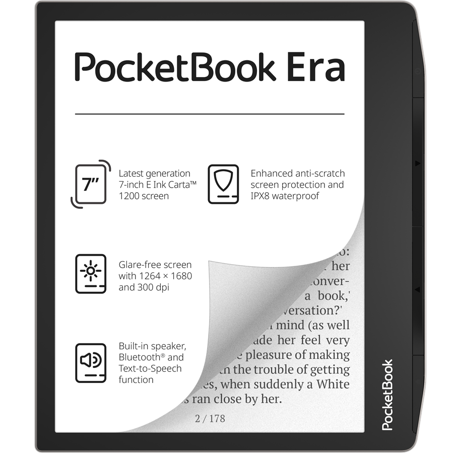 E-bogslæser - PocketBook Era - Stardust Silver - PB700-U-16-WW