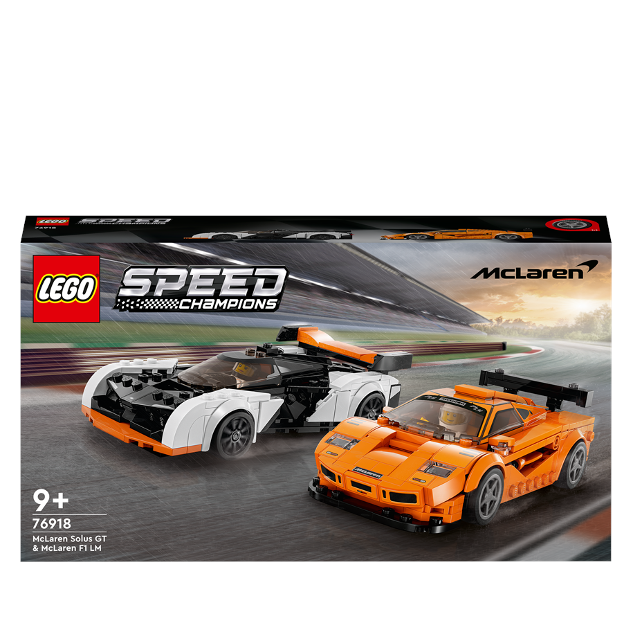 LEGO®  - LEGO Speed Champions 76918 McLaren Solus GT og McLaren F1 LM - 76918