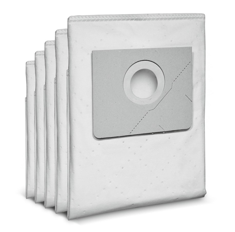 Vacuum Cleaner Bag - Kärcher Fleece filter bags 5 x NT 20/1 NT 35/1 NT 38/1 - 6.907-479.0