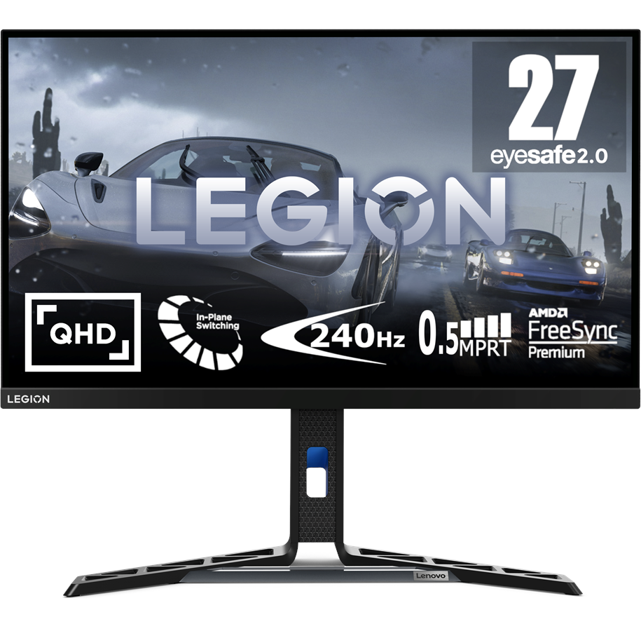 Skærm - 27" Lenovo Legion Y27qf-30 - 2560x1440 (QHD) - 240Hz - IPS - 67A7GAC3EU