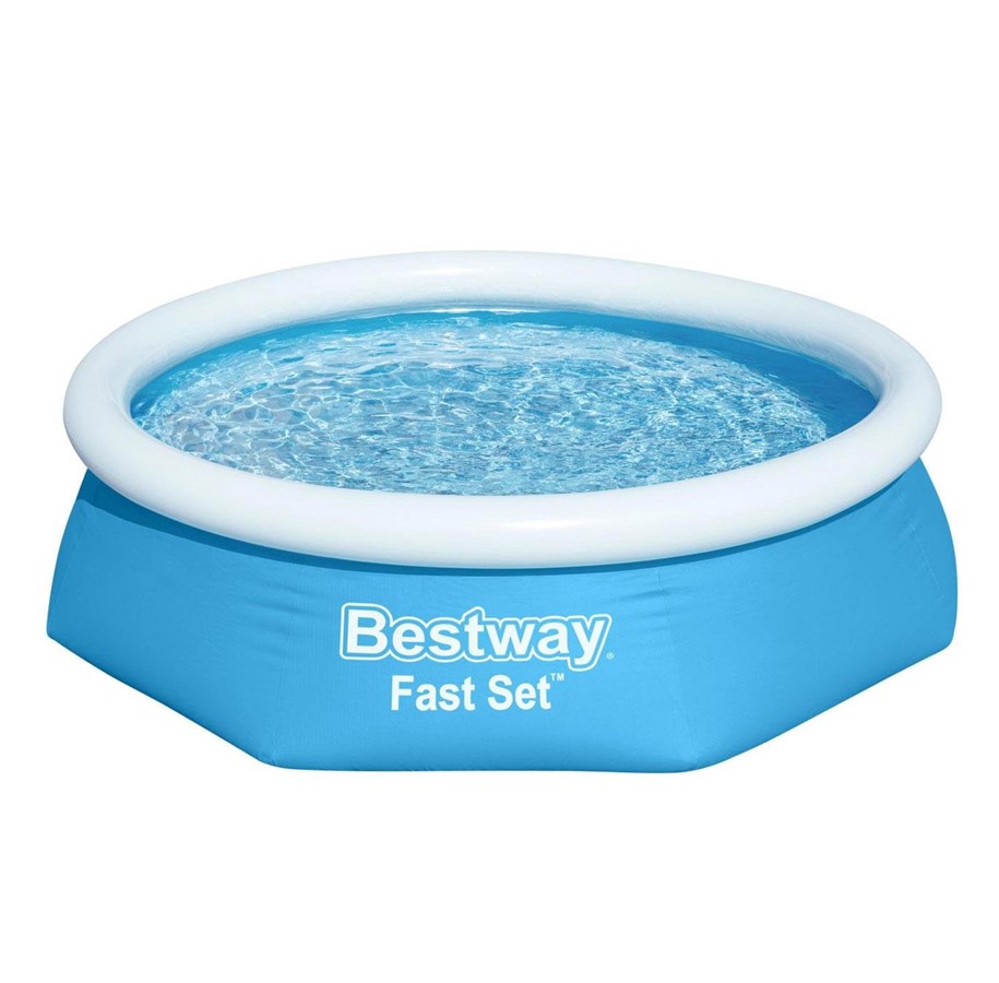 Pools og Badebassiner - Bestway Fast Set Swimming Pool 244 cm - 57448