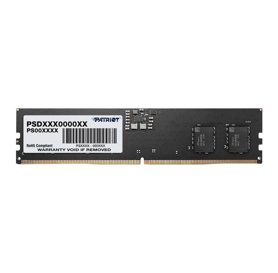 RAM - Patriot Signature Line Signature Line DDR5-4800 - 16GB - CL40 - Single Channel (1 pcs) - Sort - PSD516G480081