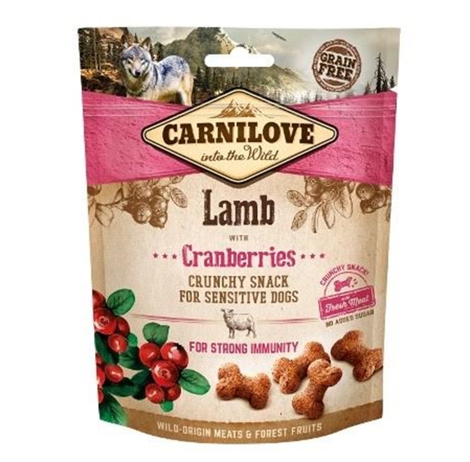 Hunde - Carnilove Crunchy Lamb with Cranberries 200g - 8595602527250