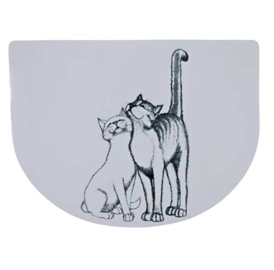 Katte - Trixie Place Mat Pussy Cats 40 × 30 cm white - TX24540