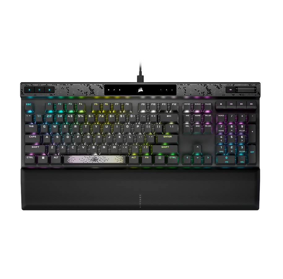 Tastatur - Corsair K70 MAX - ND - Gaming Tastatur - Nordisk - Sort - CH-910961G-ND