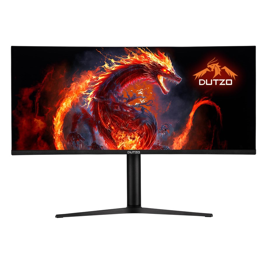Skærm - 34" DUTZO G34-QG34RWI - 3440×1440 (WQHD) - 165 Hz - Nano IPS - Curved - G34-QG34RWI