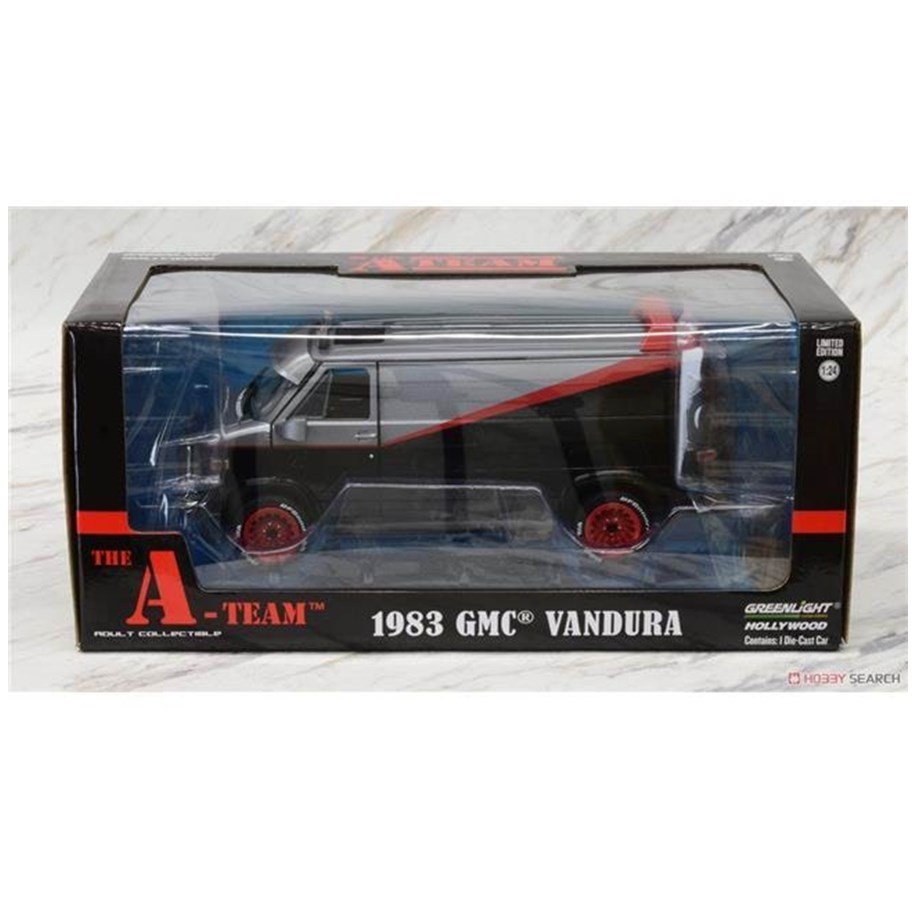 Modelbil - Greenlight 1983 GMC Vandura the a-Team 1983-1987 TV Series 1 by 24 Die-Cast Model Cars - 0819725022262