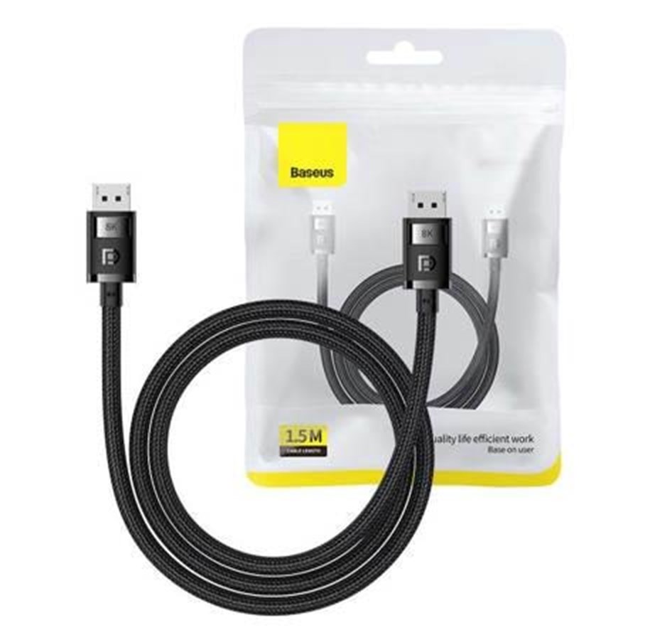 Skærmkabel - Baseus DP 8K to DP 8K cable  High Definition 1.5 m - B00633706111-01
