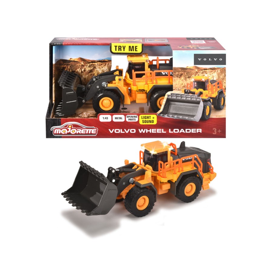 Legetøjsbil - Majorette Volvo WheEvi LOVE Loader - 213723001