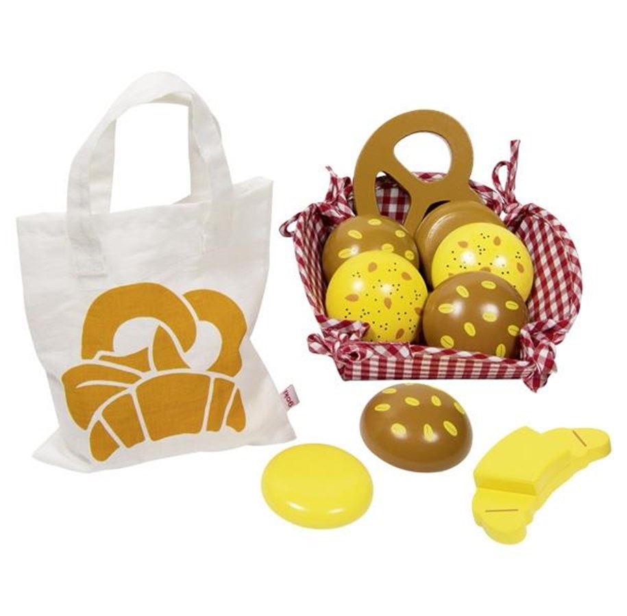 Rolleleg - Goki Breakfast Basket/Picnic Set with Wooden Bread - 51704