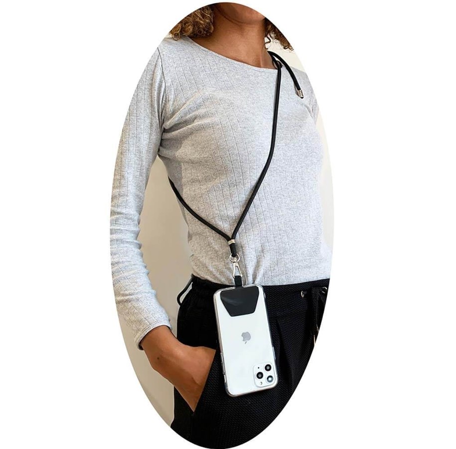 Mobil - Andet Tilbehør - ONSALA Neckstrap Universal Black - 664065