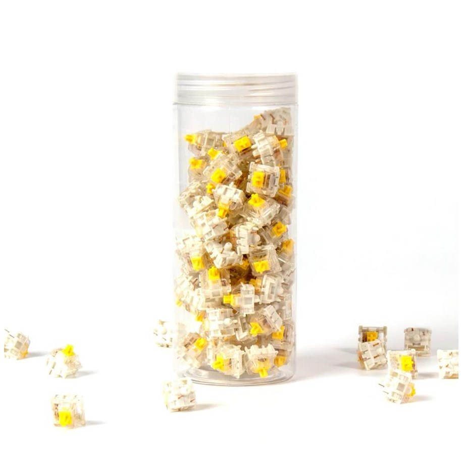 Systemtilbehør (kølepasta mv.) - Keychron Switch set - Gateron Silent Yellow Switch set - 110pcs - G49