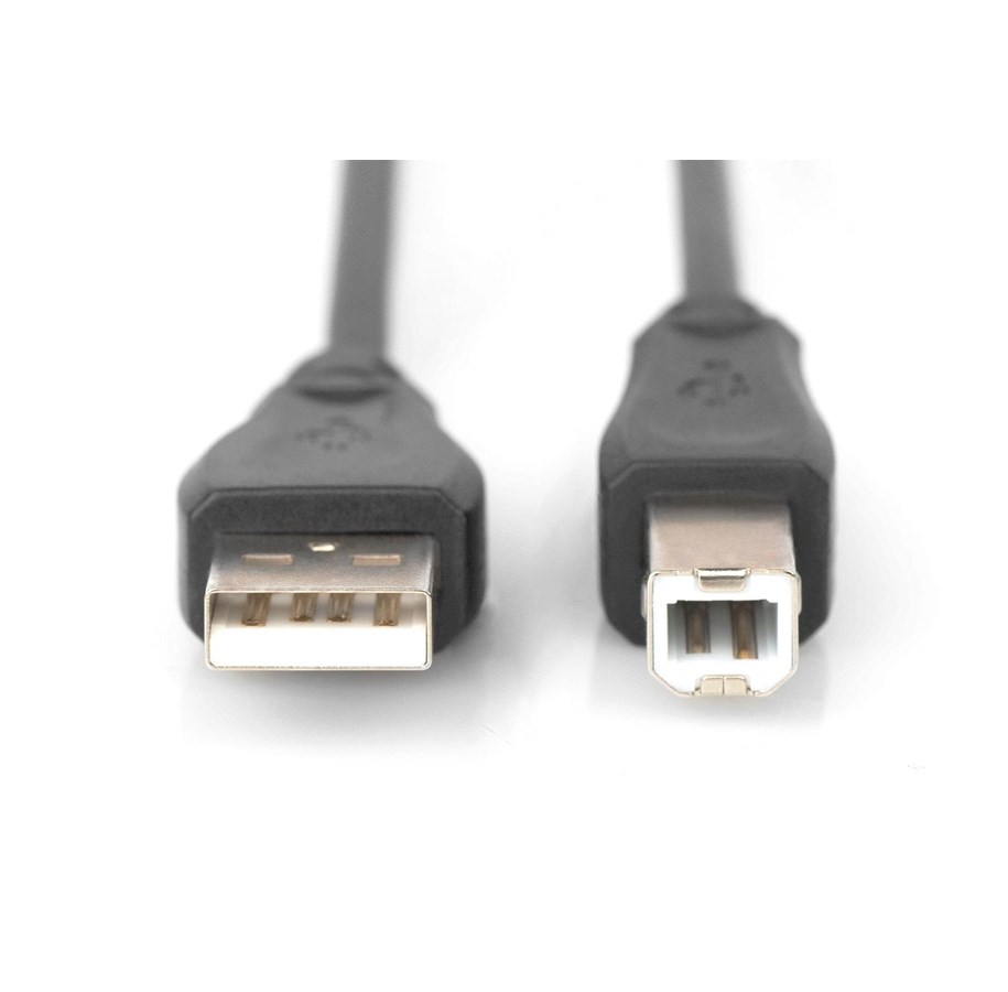 USB kabel - DIGITUS USB 2.0 Type-A to Type-B - 3m - DB-300105-030-S