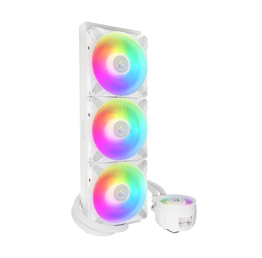 CPU Køler - Arctic Liquid Freezer III 420 A-RGB - White - CPU Vandkøling - Max 23 dBA - ACFRE00153A
