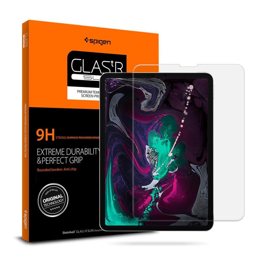 Mobil - Beskyttelsesglas - Spigen Glass Slim - iPad Air 10.9" (2022/2020)/iPad Pro 11" (2022/2021/2020/2018) - 067GL25593