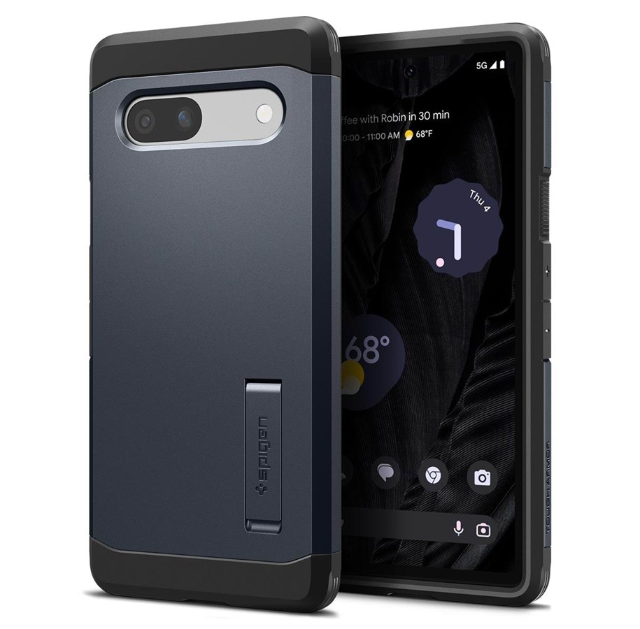 Mobil - Covers & Cases - Spigen Tough Armor - metal slate - Google Pixel 7a - ACS05820