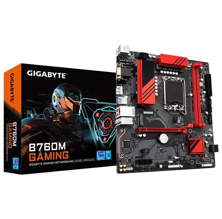 Bundkort - GIGABYTE B760M GAMING Bundkort - Intel B760 - Intel LGA1700 - DDR5 RAM - Micro-ATX - B760M GAMING