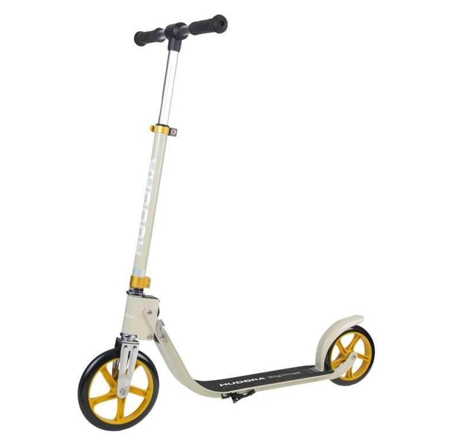 Løbecykler, Gåbiler & Scootere - Hudora Big Wheel Step 215 Scooter - Sand - 14127