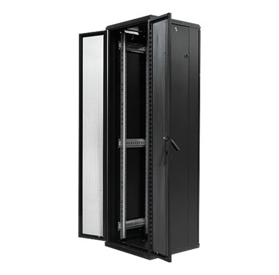 Kabinet - TOTEN System G 19" cabinet 42U 600x1000 perforated 800kg - Kabinet - Server (Tower) - Sort - BG11150479
