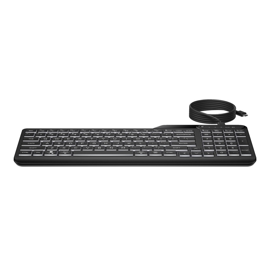Tastatur - HP 400 - Tastatur - Dansk - Sort - 7N7C0AA#UUW