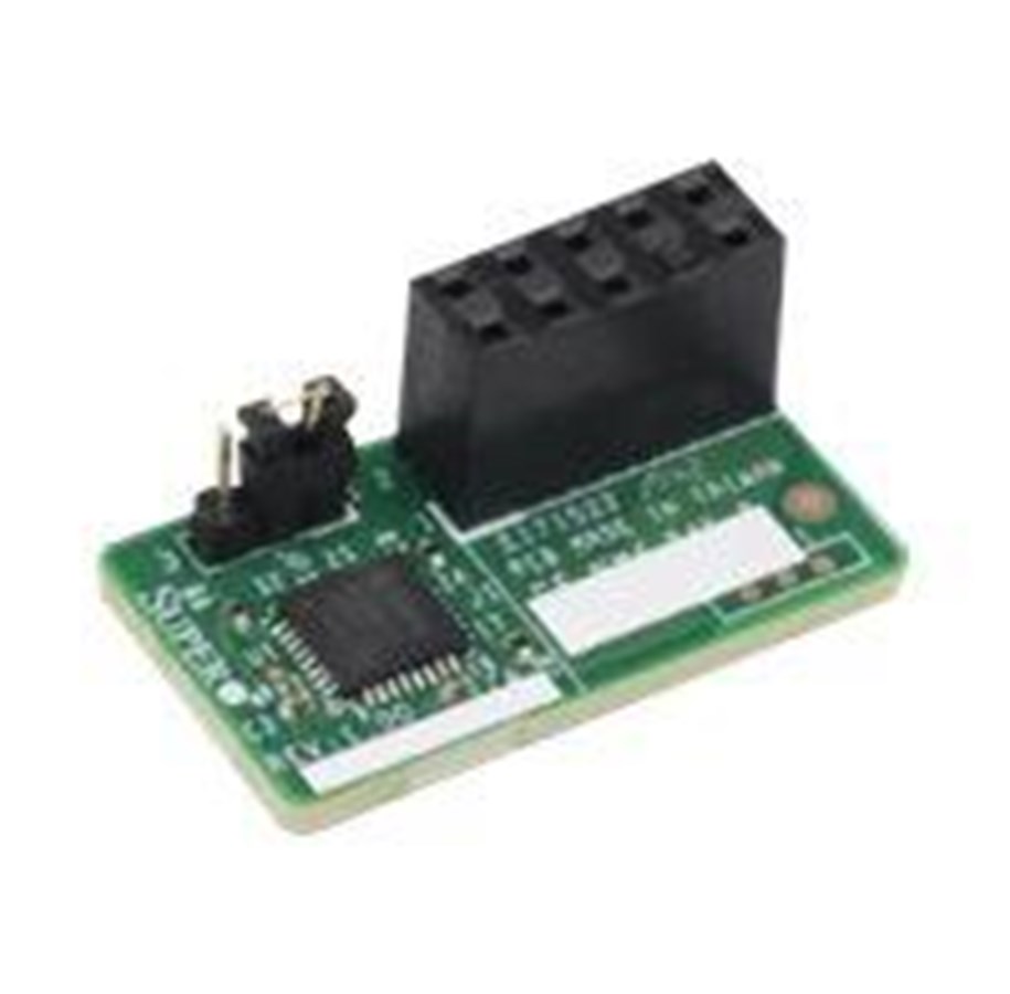 Systemtilbehør (kølepasta mv.) - Supermicro Add-on Module AOM-TPM-9670V-S - Trusted Platform Module (TPM) 2.0 - AOM-TPM-9670V-S-O
