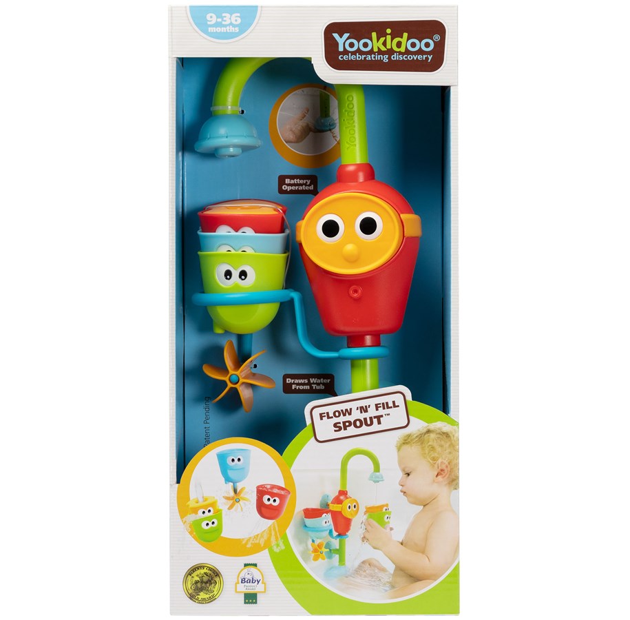 Babylegetøj - Yookidoo Flow ´n Fill Spout bath toy - 40116
