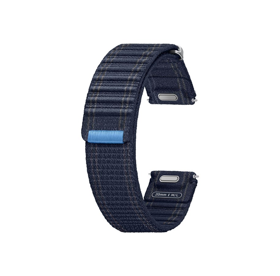 Smartwatch - Tilbehør - Samsung Galaxy Watch7 Fabric Band (M/L) - Navy - ET-SVL31LNEGEU