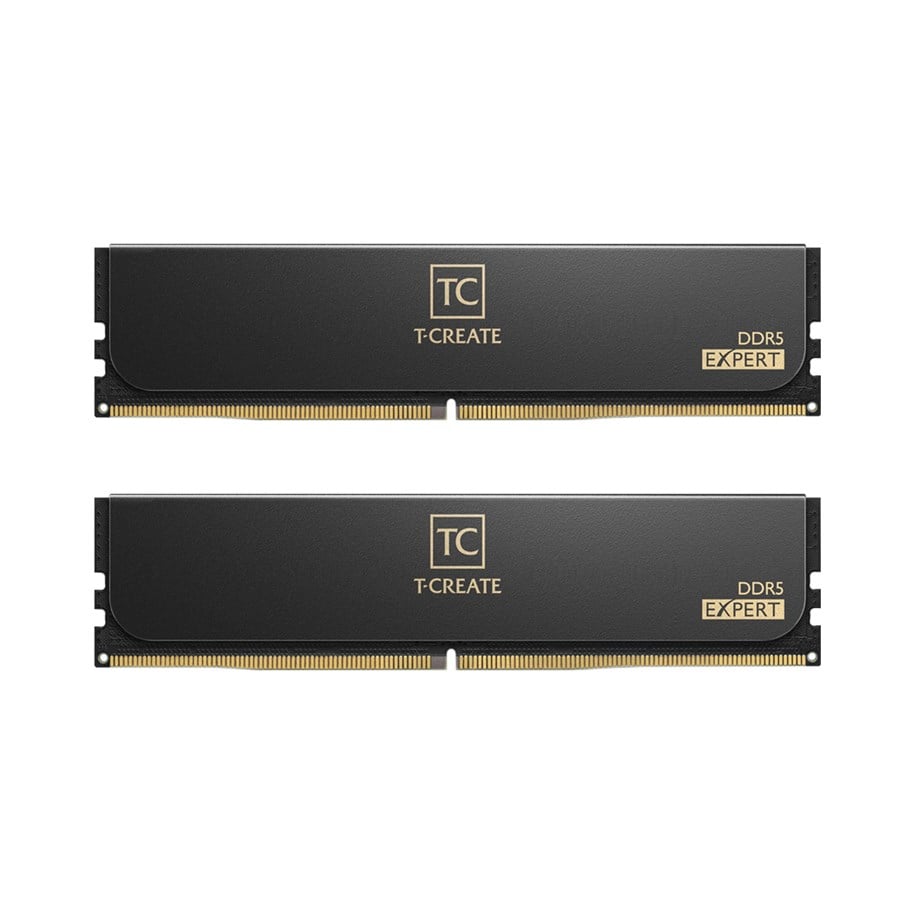 RAM - Team Group T-Create Expert DDR5-6000 - 32GB - CL30 - Dual Channel (2 pcs) - AMD EXPO & Intel XMP - Sort - CTCED532G6000HC30DC01