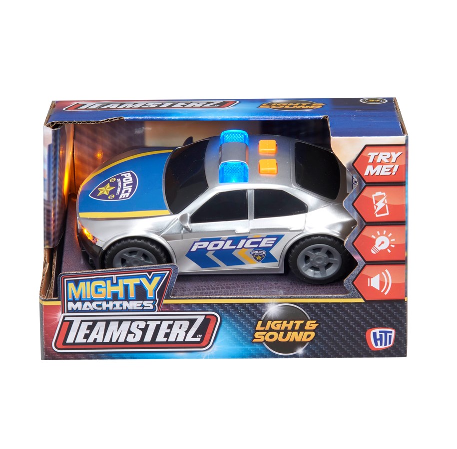 Legetøjsbil - Teamsterz   Small Police car with L&S toy - 1417454