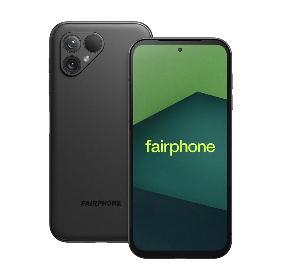 Mobil - Fairphone 5 128GB/6GB - Matte Black - F5FPHN-1ZW-EU1