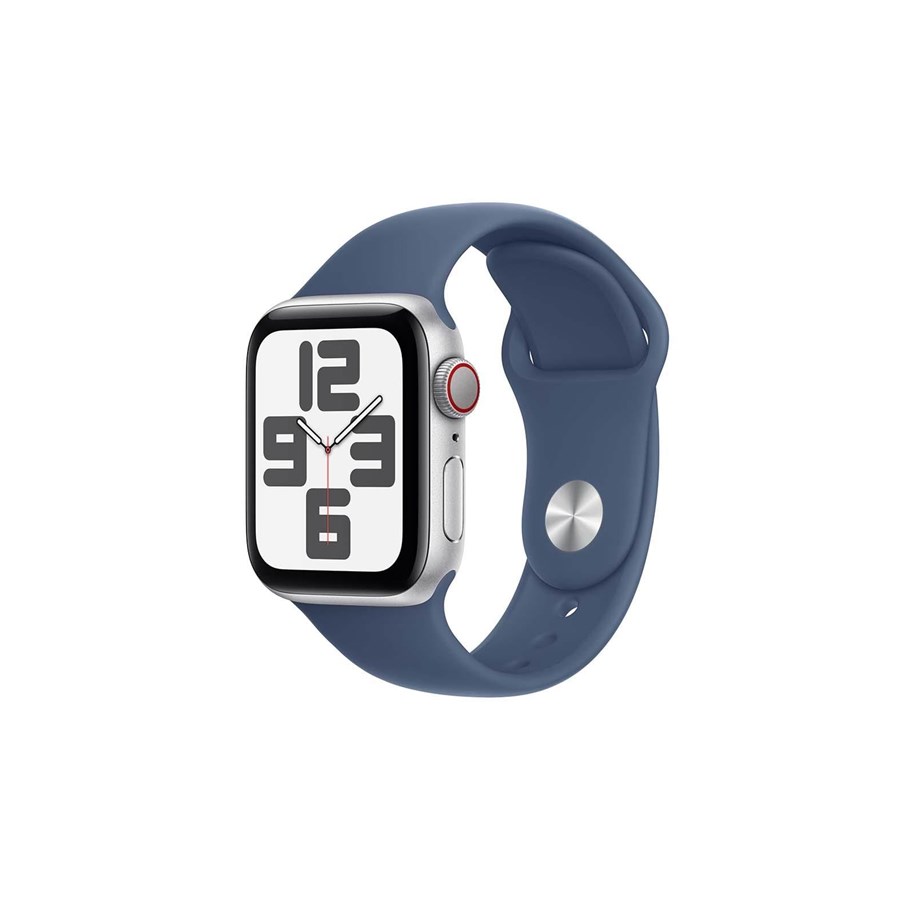 Smartwatch & Sportsur - Apple Watch SE GPS + Cellular 40mm - Silver Aluminium Case with Denim Sport Band - M/L - MXGG3QN/A