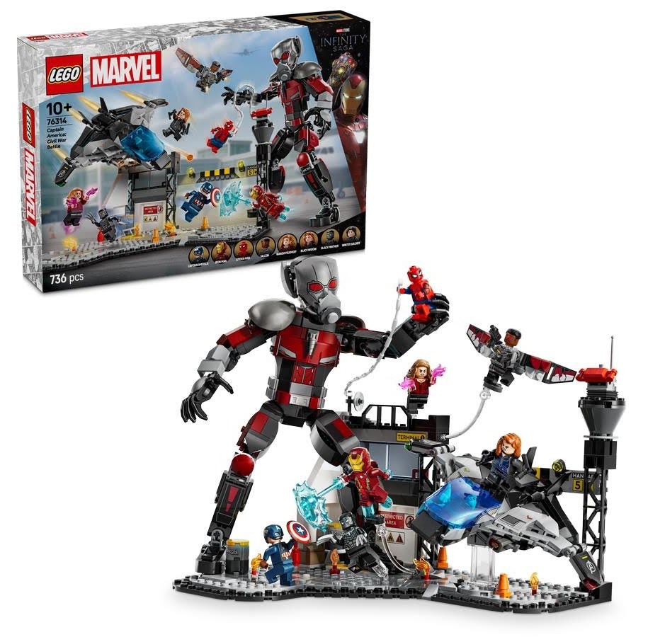 LEGO®  - LEGO Super Heroes 76314 Captain America: Civil War-actionkamp - 76314