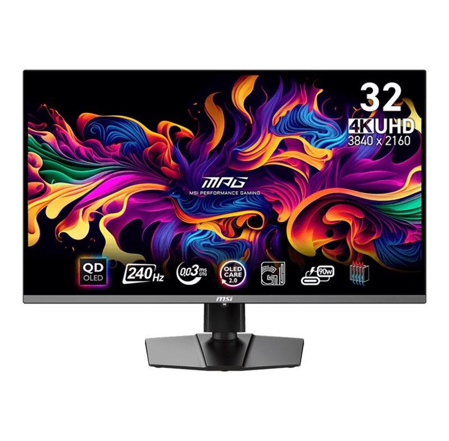 Skærm - 31.5" MSI MPG 321URX QD-OLED - 3840x2160 (4K) - 240Hz - QD-OLED - MPG 321URX QD-OLED