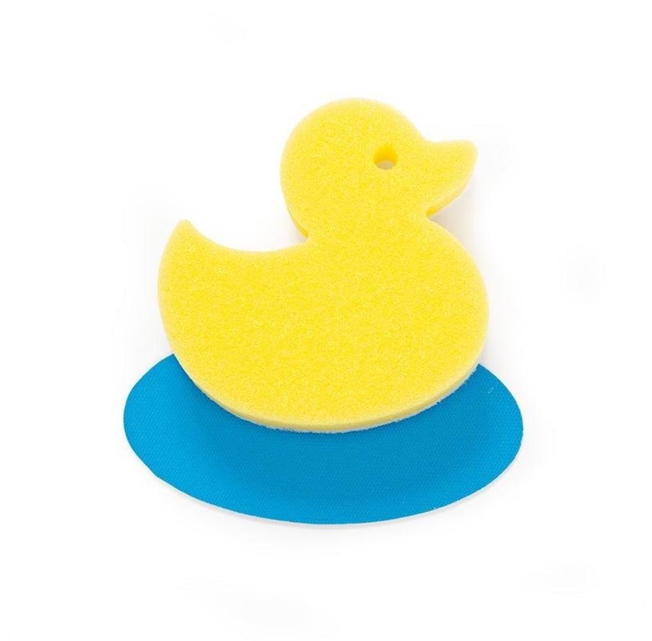 Rengøring - Kikkerland - Sink Sponge And Holder Duck - CU365