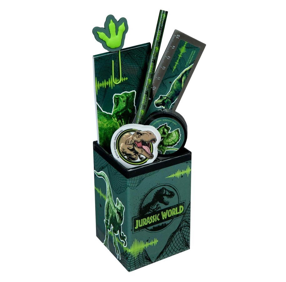Skoletilbehør - Jurassic World Desk Set 6 pcs - JUSP5523