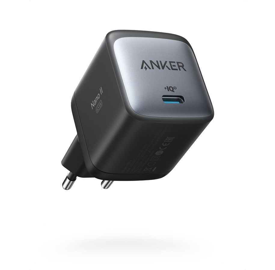 Mobil - Adaptere & Opladere - Anker 715 Charger (Nano II 65W) - Black - A2663314