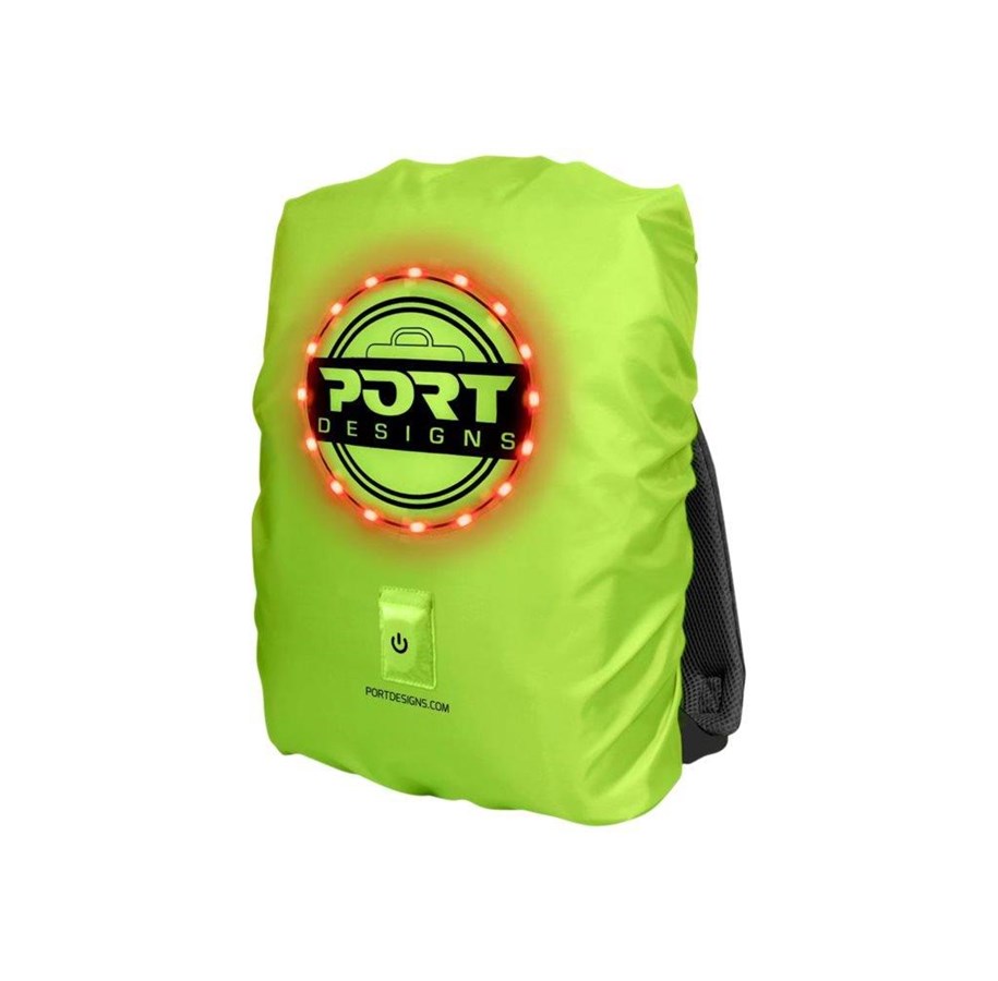 Tasker - PORT Designs PORT Be VISIBL - Notebook carrying backpack rain cover - yellow - 180113