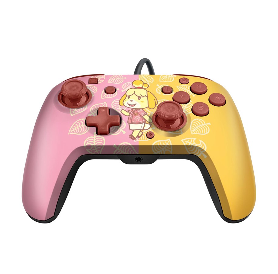 Spil tilbehør - PDP Faceoff Deluxe Audio Isabelle - Wired Controller - Nintendo Switch - 500-134-C4AC
