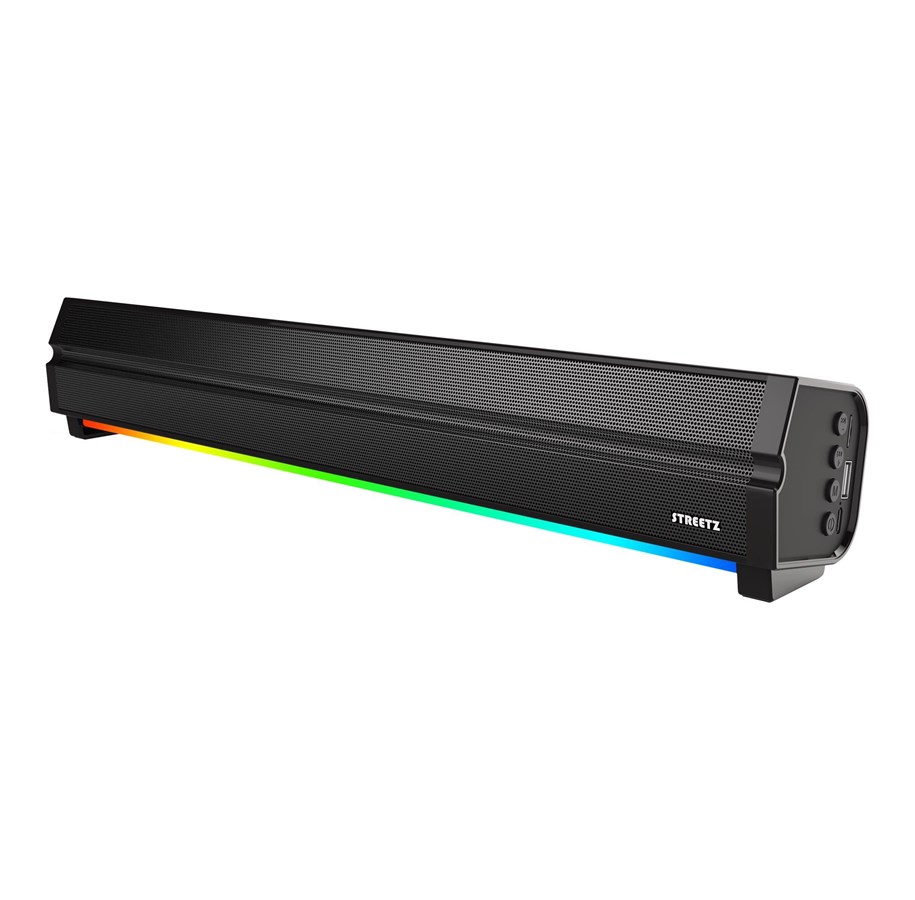 Hjemmebio - STREETZ SB100 - sound bar - for TV / monitor - wireless - SB100-BLK