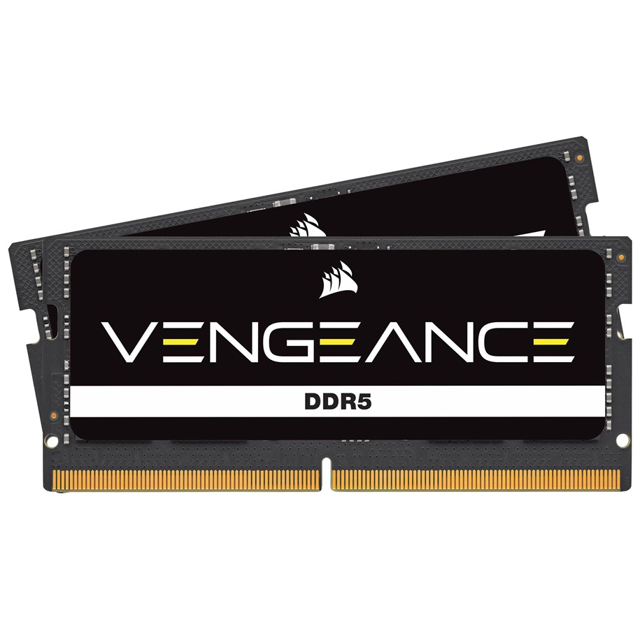 RAM - Corsair Vengeance SODIMM DDR5-5600 - 96GB - CL48 - Dual Channel (2 pcs) - Intel XMP - Sort - CMSX96GX5M2A5600C48