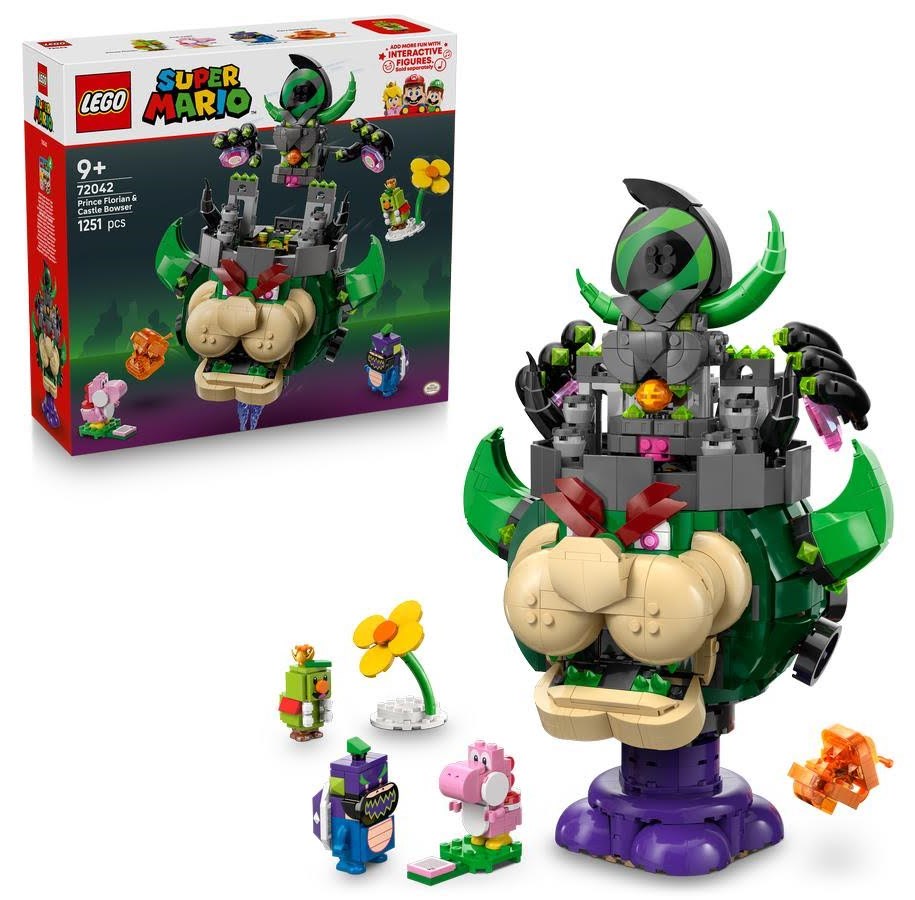 LEGO®  - LEGO Super Mario 72042 Prince Florian og Castle Bowser - 72042