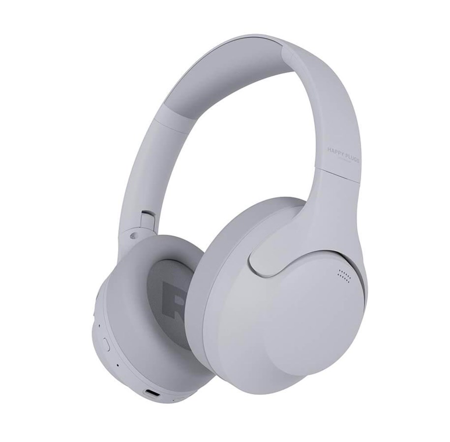 Hovedtelefoner/headset - Happy Plugs Play Pro ANC Over-Ear Wireless Headphones - White - 232620