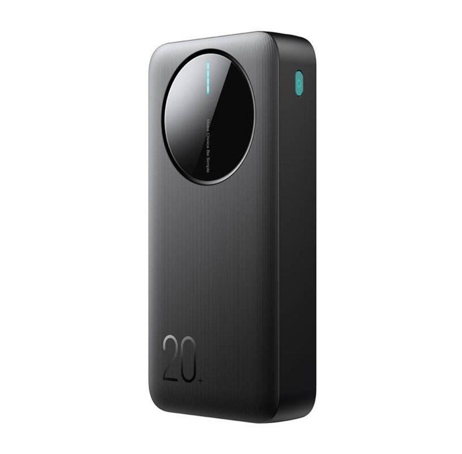 Powerbank - Joyroom Powerbank 2.4A LED 20000mAh (Black) Powerbank - Sort - 20000 mAh - JR-PBF14