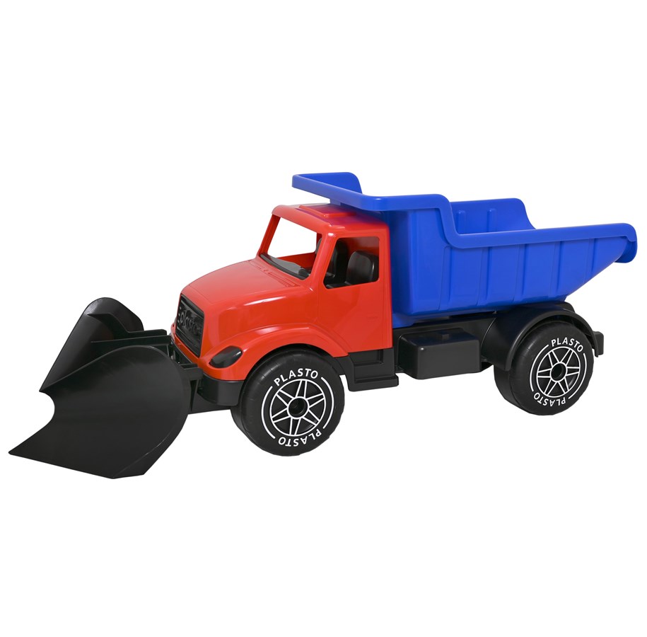 Udendørsleg - Plasto  Kæmpe tippelad med sneplov (82 cm) - 1296000BOX