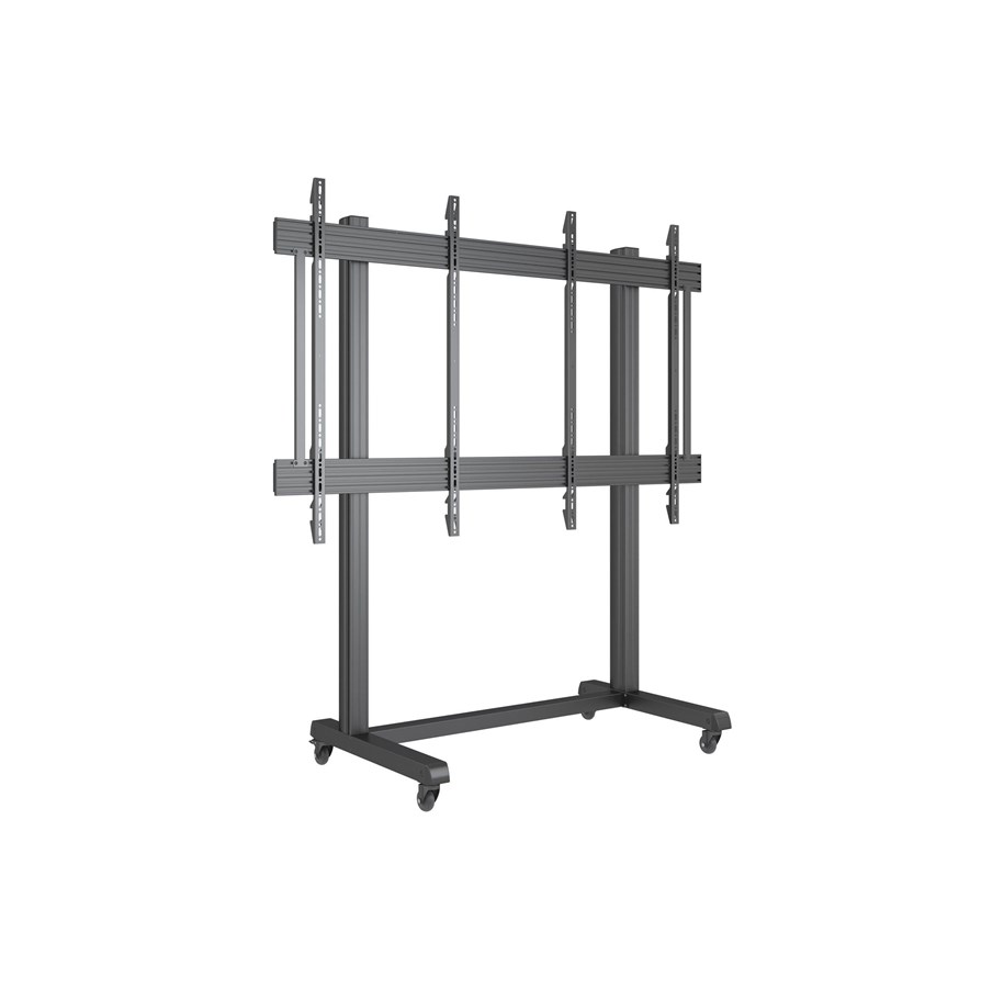 Vægbeslag, AV-Beslag & AV-Møbler - Multibrackets M Pro Series cart - for LCD display - black - Max 200 kg - recommended for 136" - 7350105216169