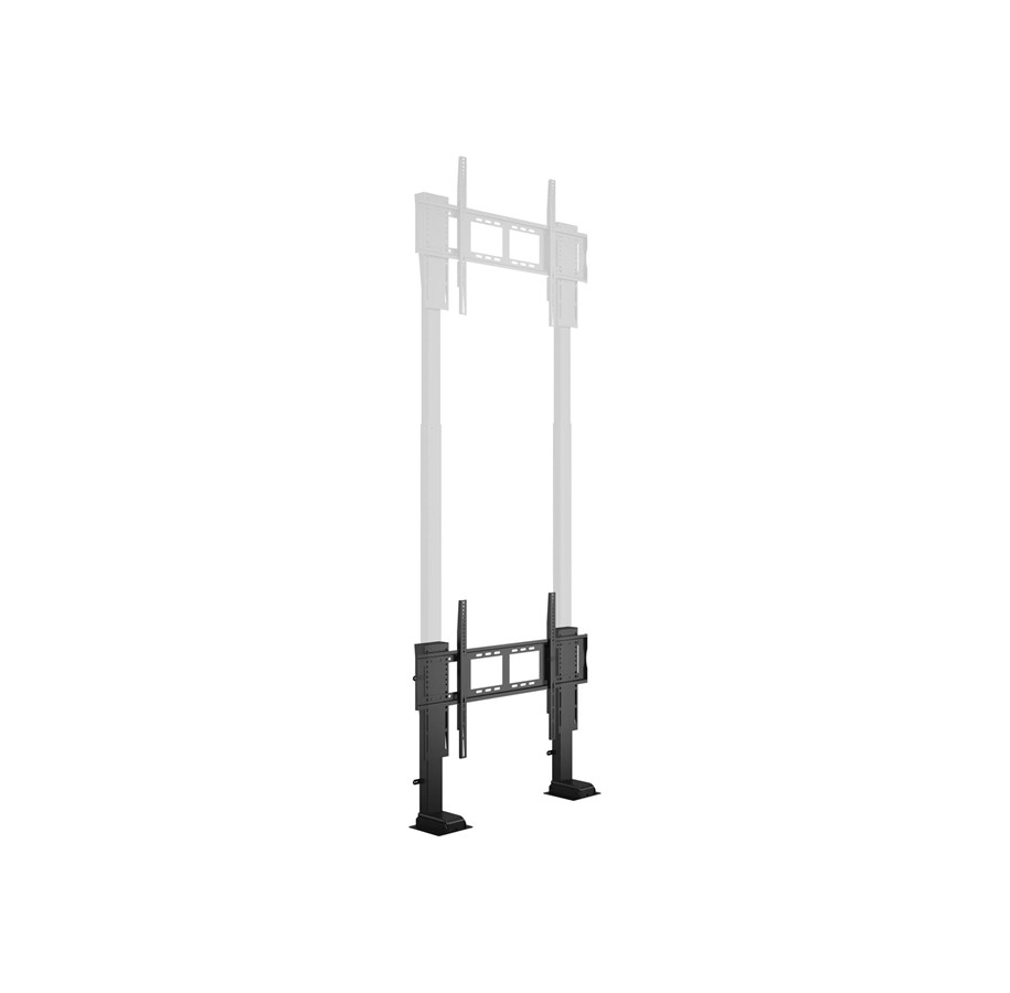 Vægbeslag, AV-Beslag & AV-Møbler - Multibrackets M stand - extra large - for flat panel - motorised dual motors max load 100 kg - black - Max 100 kg - recommended for 100" - 7350022737358