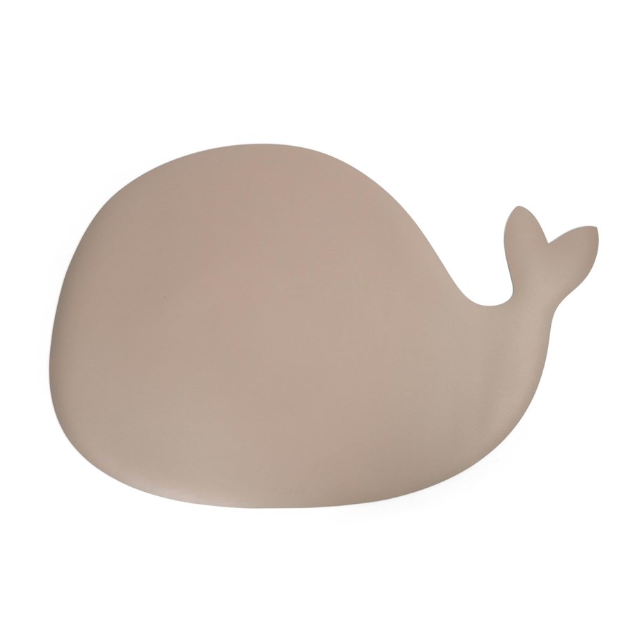 Baby Udstyr - Filibabba Skridsikkert stoleunderlag - Hvalen Christian - Warm Grey - FI-03655