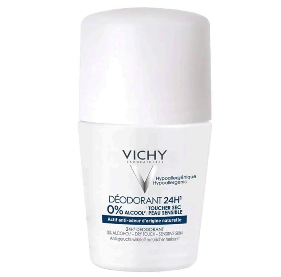 Parfume og dufte - Vichy 24H Dry Touch Deodorant Sensitive Skin Roll-on - 50 ml - 3337871322595