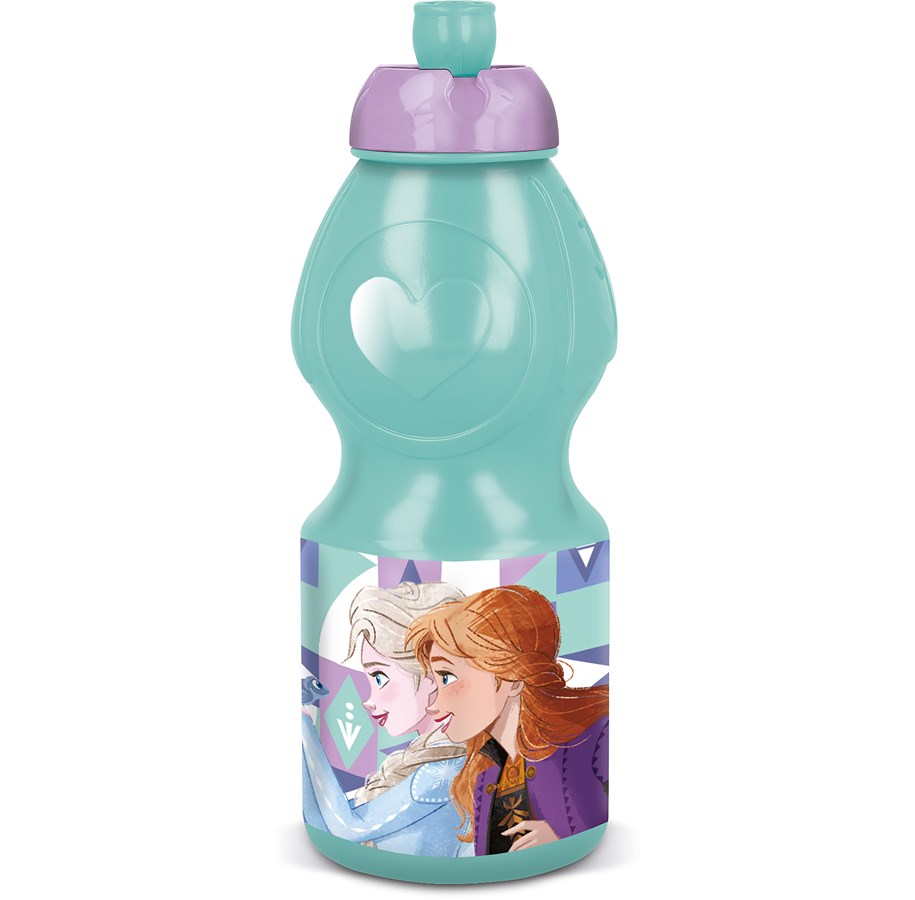 Skoletilbehør - Euromic FROZEN II sports water bottle 400ml - 088808719-74232